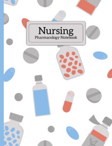 Book Cover: Nursing Pharmacology Notebook