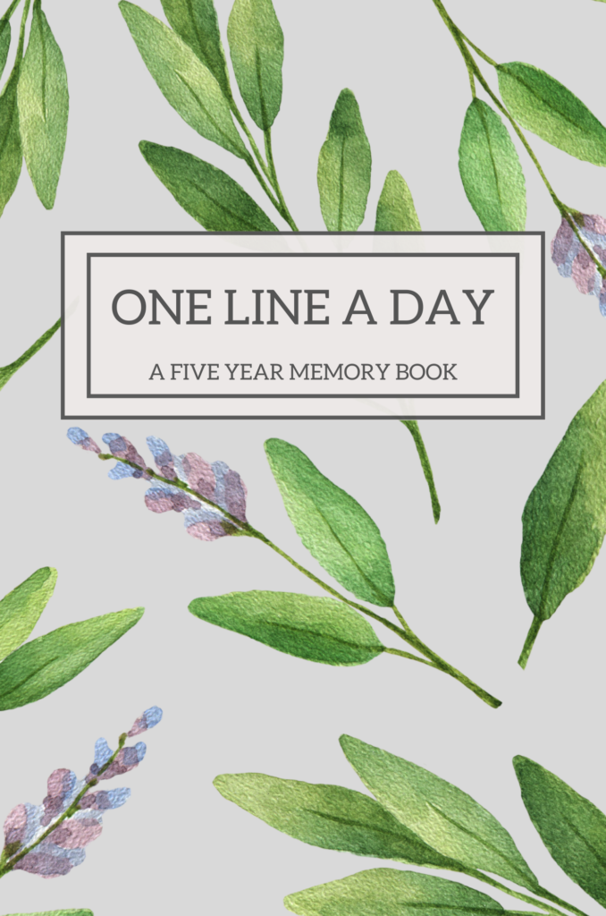 Book Cover: One Line A Day : A Five Year Memory Book