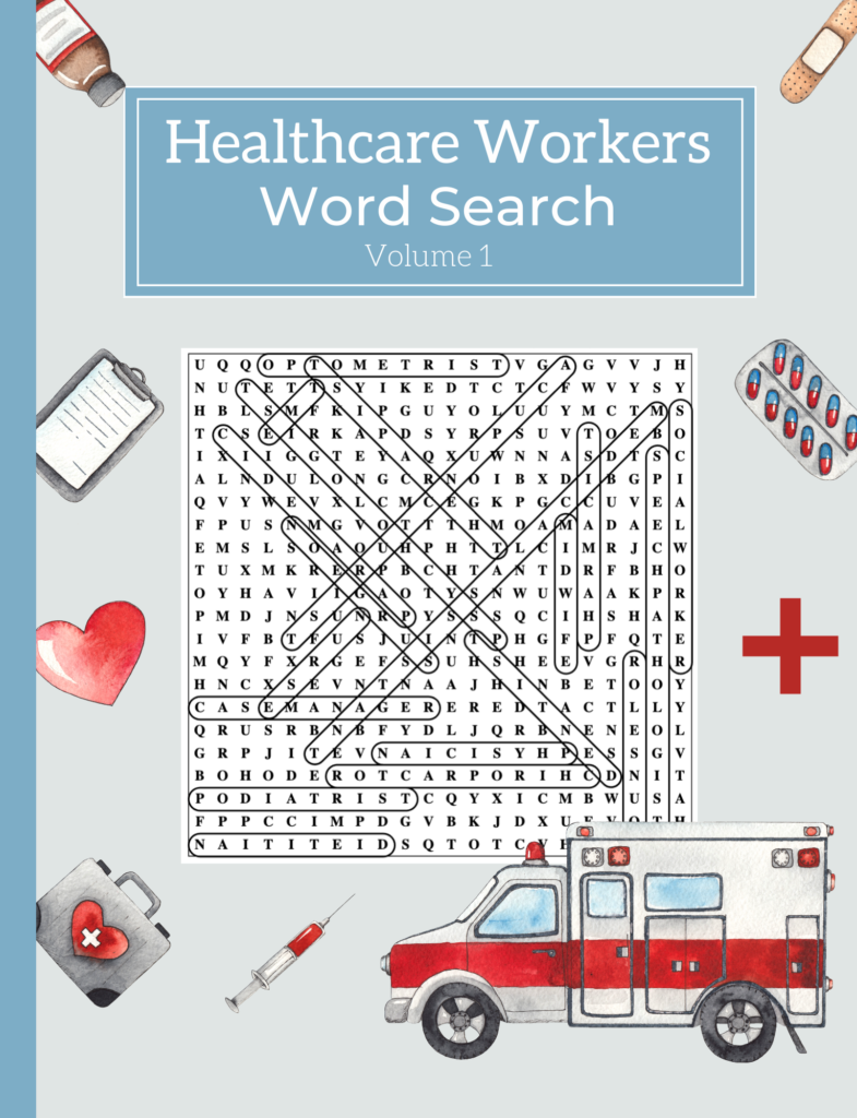 Book Cover: Healthcare Workers Word Search